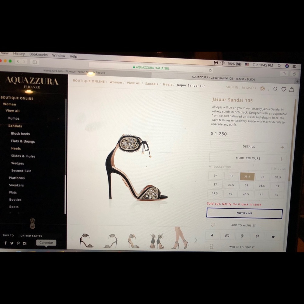 Aquazzura jaipur heels - Picture 6 of 6